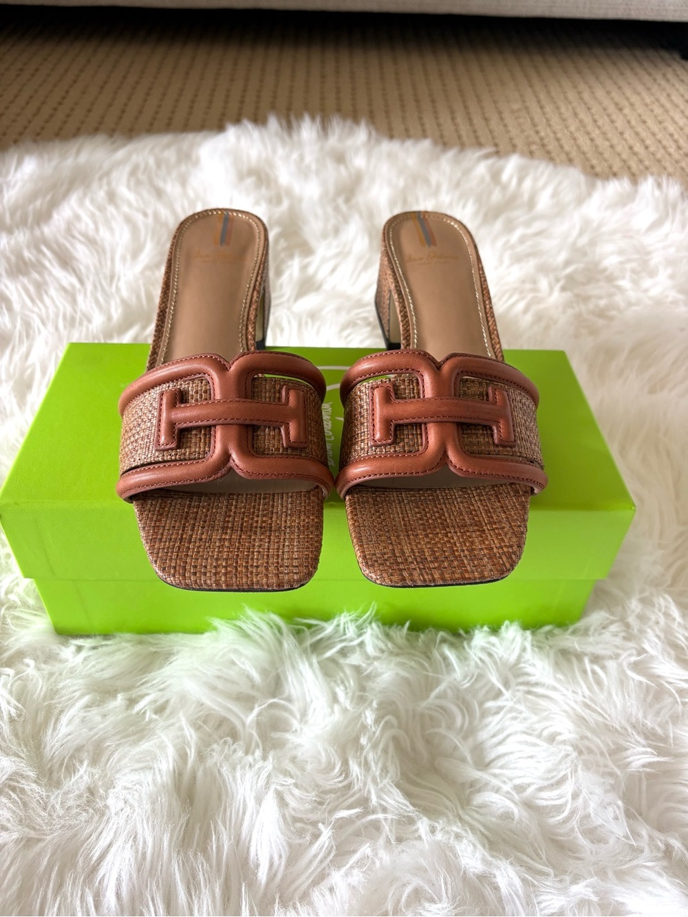 Sam Edelman Brown Waylon Block Heel Mule Size 8